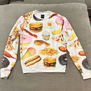 Food Print Women's Sweatshirt
